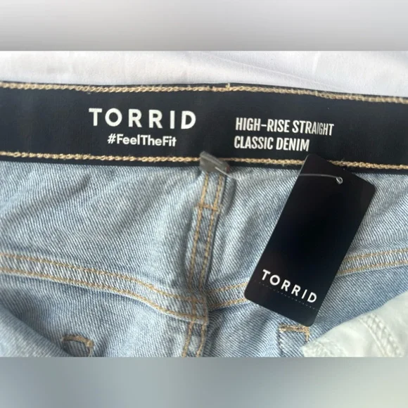 Torrid Light Blue High-Rise Denim Jeans - Picture 5 of 7